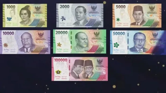Bank Indonesia Resmi Luncurkan Tujuh Uang Rupiah Kertas Baru Tahun Emisi 2022