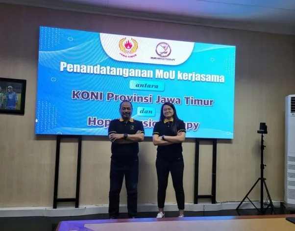 Perkuat Program Puslatda, KONI Jatim Gandeng Hope Physioteraphy