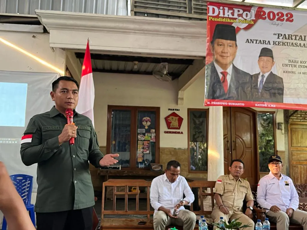 500 Kader Gerindra Kota Kediri Ikuti Pendidikan Politik
