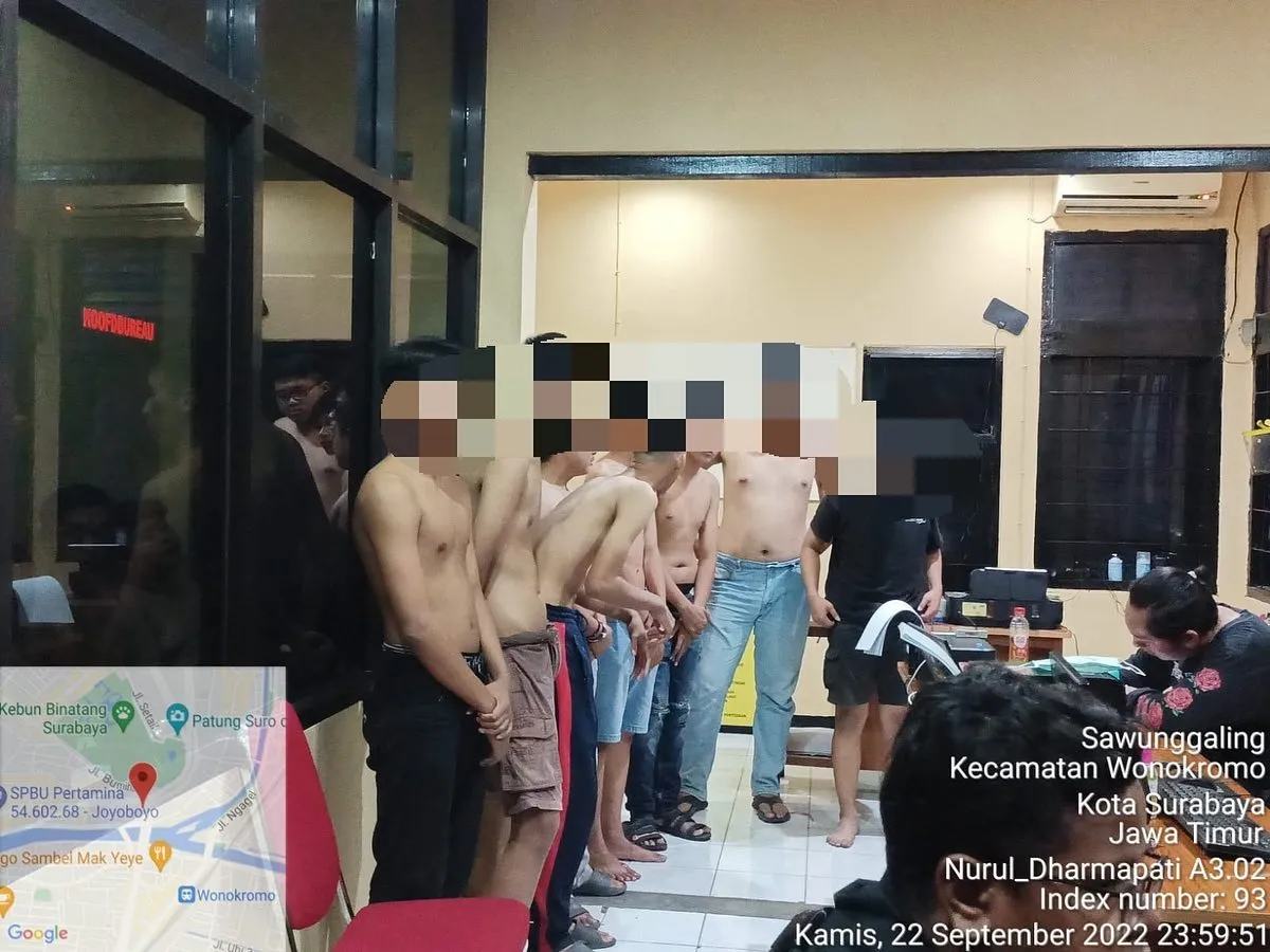 Belasan Pelajar Antar SMA di Surabaya Tawuran, Gara-gara Saling Sindir di Medsos
