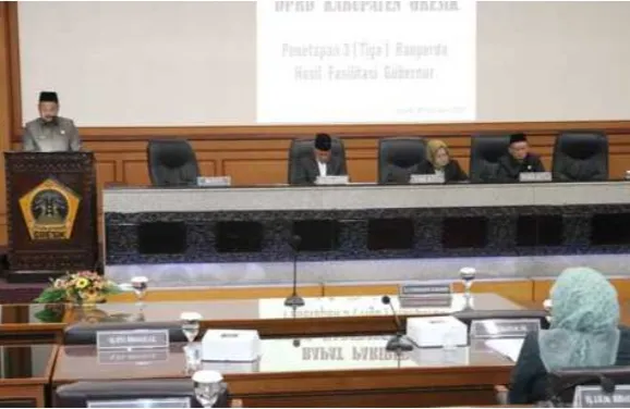 DPRD Gresik Sahkan Tiga Ranperda Menjadi Peraturan Daerah