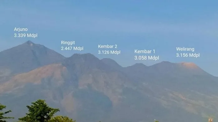 Jalur Pendakian Gunung Welirang-Arjuno Ditutup Sementara