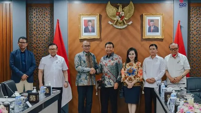 Ketua KPU-Wiranto, Bahas Persiapan Pemilu 2024