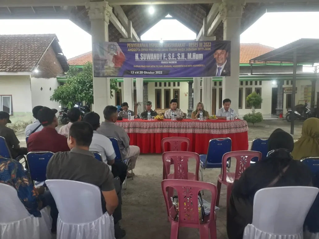 Ditengah Reses, Warga Mojokerto Apresiasi Bantuan Infrastruktur dari Suwandy Firdaus