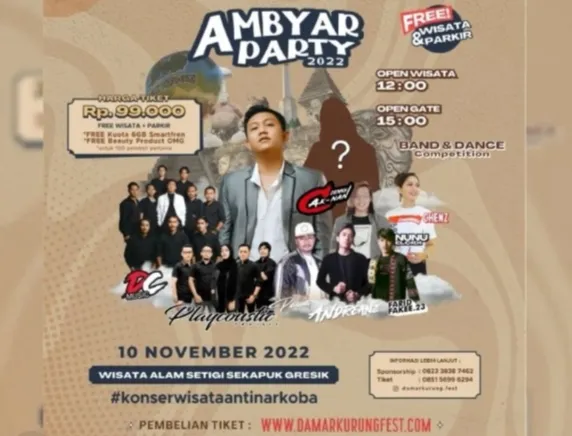 Polres Gresik Tidak Mengizinkan, Konser Denny Caknan Ngotot Digelar di Wisata Setigi