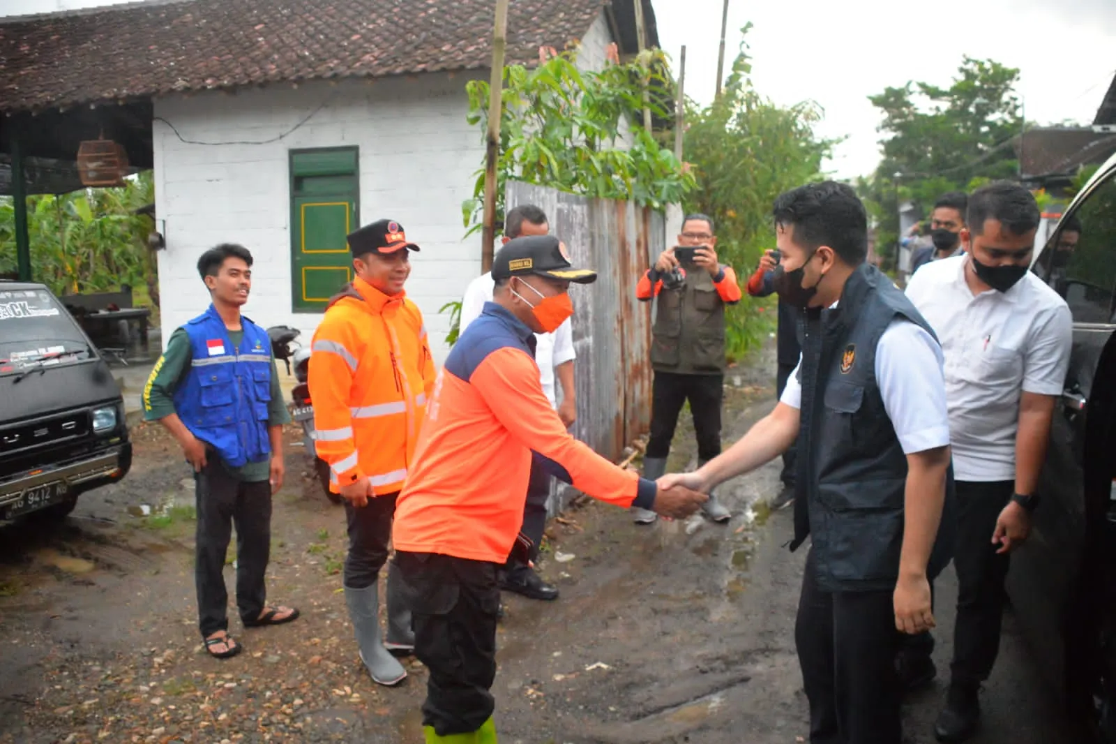 Wagub Emil Tinjau 4 Titik Mitigasi Dampak Banjir di Trenggalek