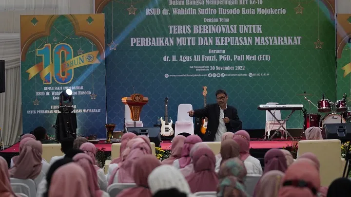 Rayakan Ulang Tahun, RSUD Kota Mojokerto Undang Dokter Penceramah Kondang