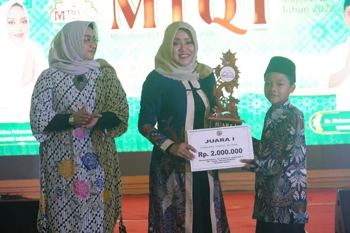 Siapkan Calon Kontingen MTQ Kabupaten Mojokerto, Bupati Ikfina Minta Pembinaan Dilakukan Sejak Dini