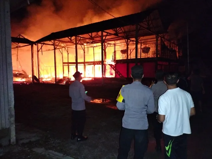Kandang Ayam Sayur Terbakar Pemilik Alami Kerugian Ratusan Juta Rupiah