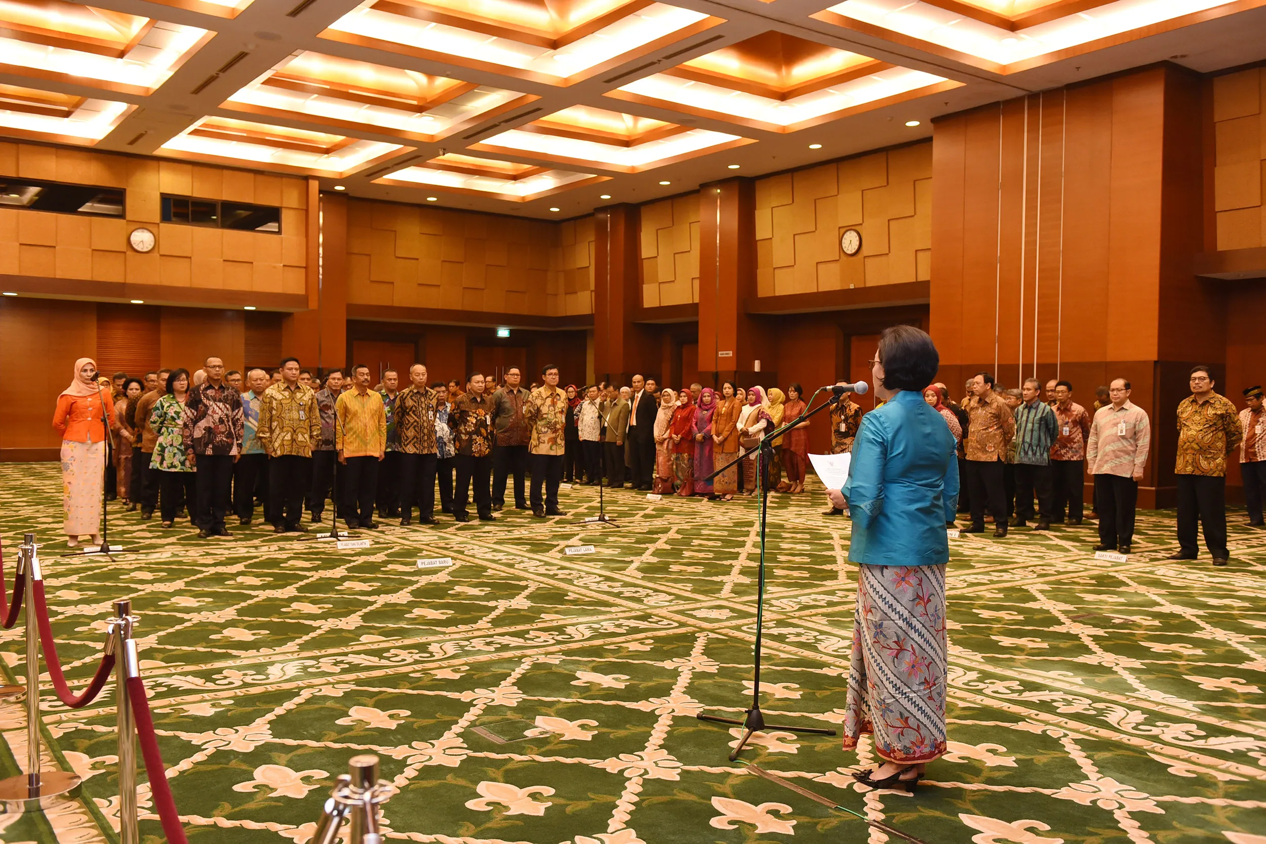 Sri Mulyani Lantik 638 Pejabat Baru Kemenkeu Termasuk 3 Dirjen