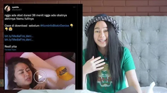 Video Syur Mirip Dirinya Tersebar, Denise Tertawa