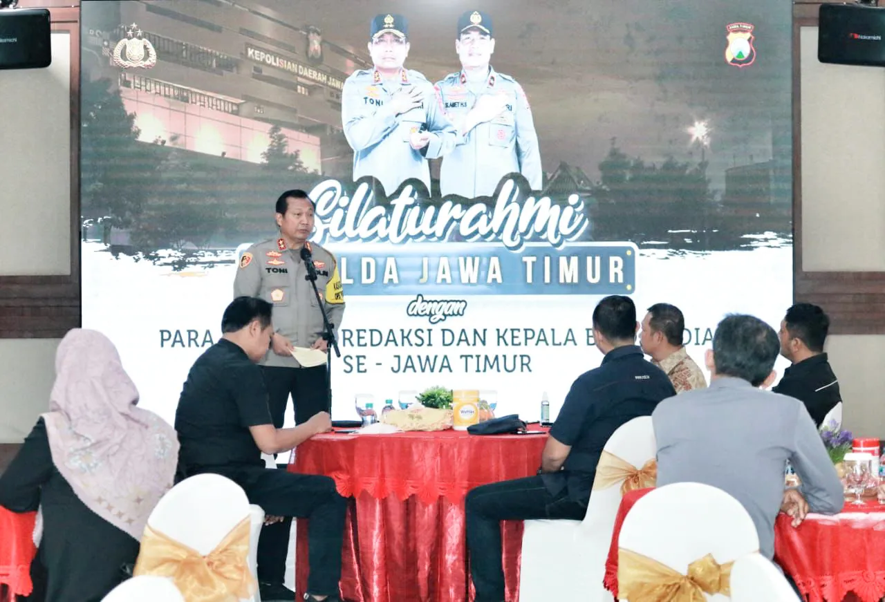 Kapolda Jatim Jalin Silaturahmi dengan Pimred dan Kabiro Media se-Jatim
