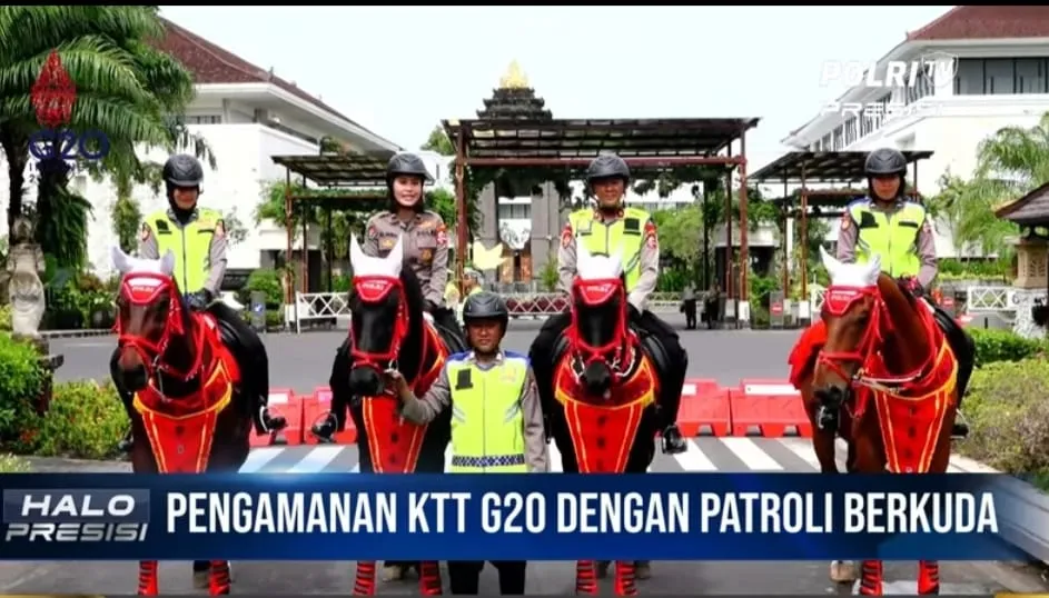 KTT G20 Libatkan Patroli Berkuda dan Pecalang Sebagai Pengaman