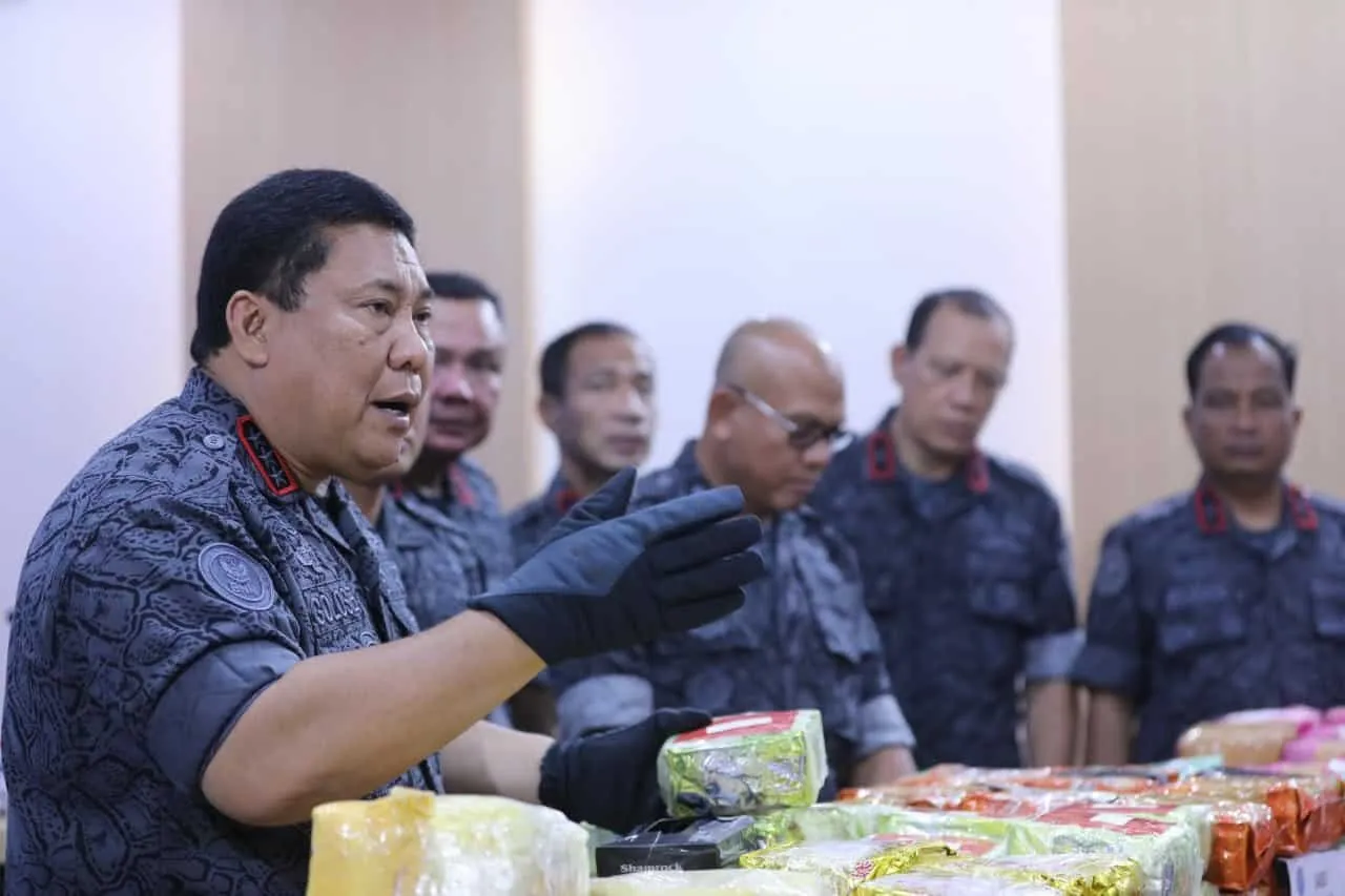 BNN RI Gagalkan Peredaran Ratusan Kilogram Narkotika