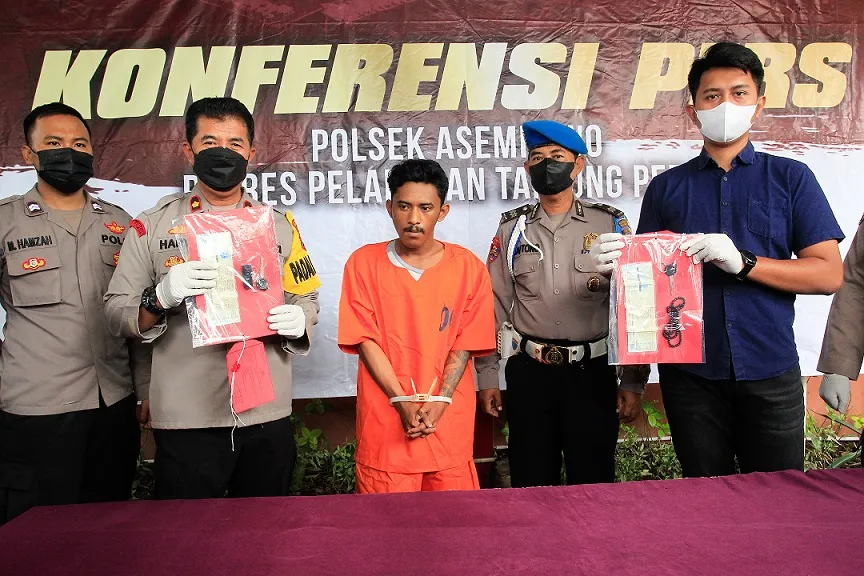 Beraksi di 6 TKP, Pelaku Curanmor Dibekuk Polsek Asemrowo