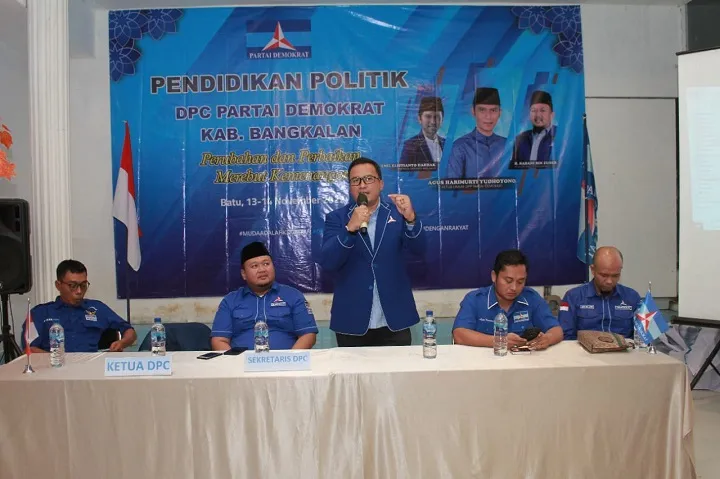Demokrat Bangkalan Adakan Pendidikan Politik, Tekankan Pentingnya Media Sosial