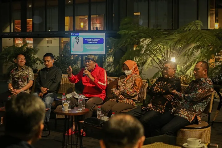 Jaga Kekompakan, Wali Kota - DPRD Kota Mojokerto Diskusi Santai