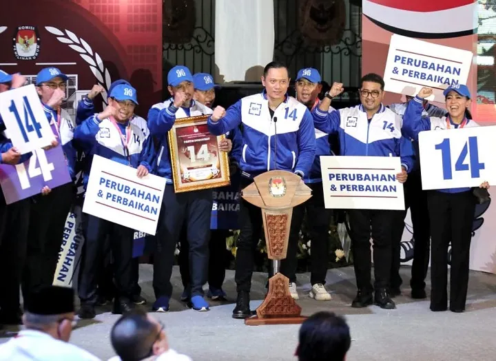 Demokrat Nomor 14, AHY: Kami 'S14P' Perjuangkan  Perubahan & Perbaikan
