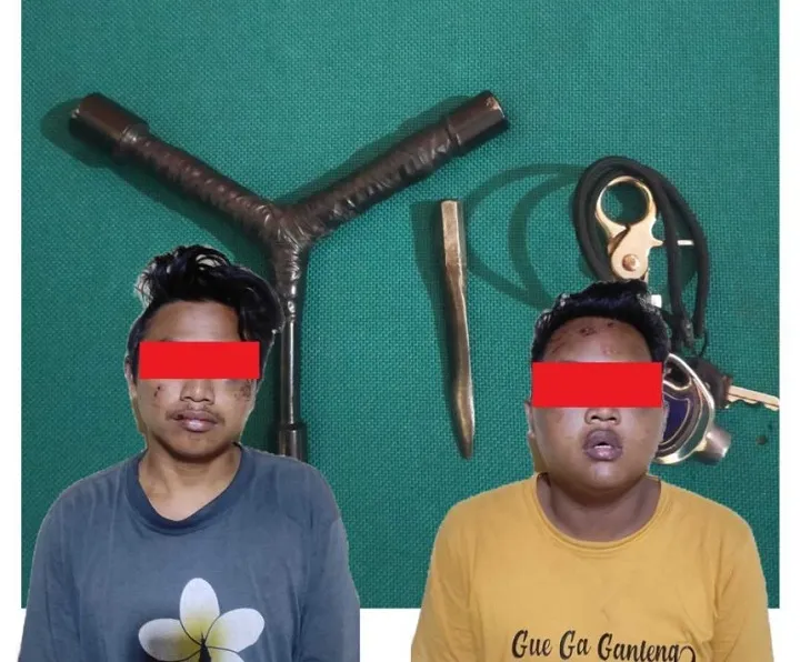 Dua Maling Motor Bonyok Dimassa