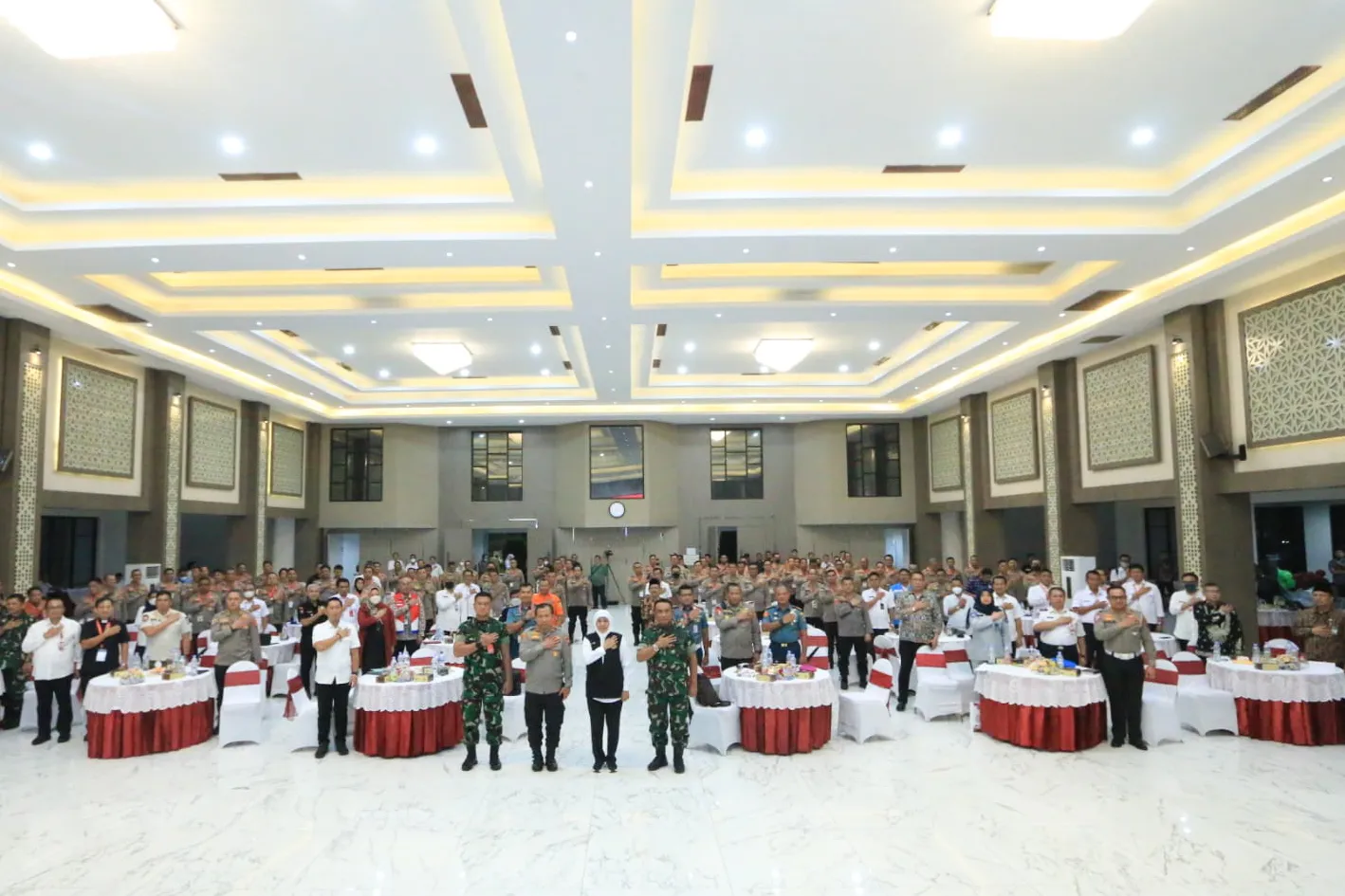 Jelang Nataru, Forkopimda Jatim Gelar Rakor Operasi Lilin Semeru 2022