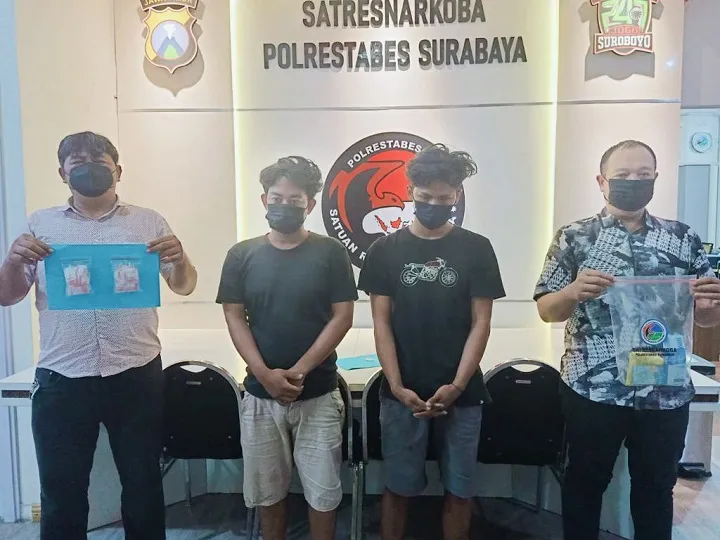 2 Pengedar Narkoba Diringkus, 134 Poket Sabu Diamankan