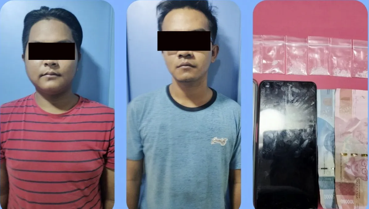 Simpan 6 Paket Sabu di Dalam Bungkus Rokok, Dua Pria Dibekuk Polisi