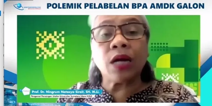 Pakar dari UI, ITB, USU, UHAMKA Sepakat Pelabelan BPA Galon Guna Ulang Tidak Diperlukan