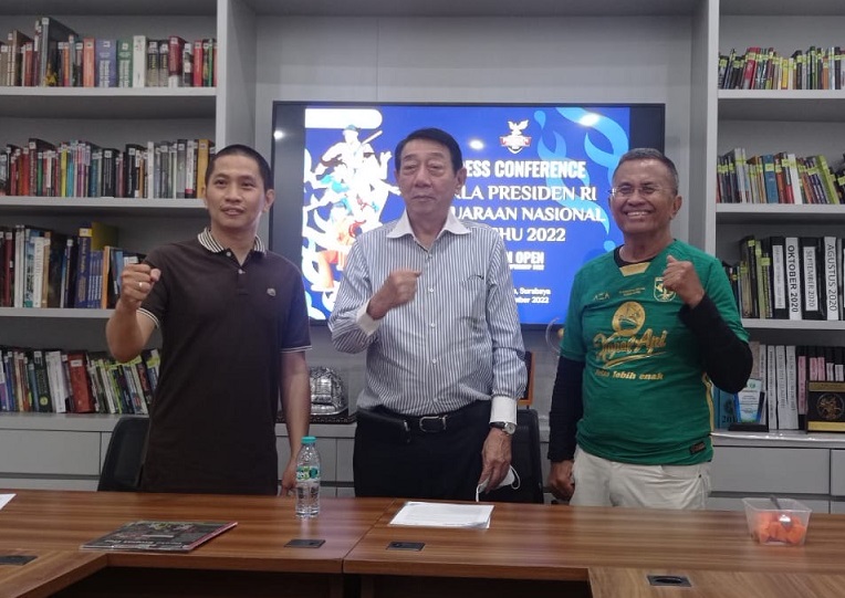 Press Conference Kejurnas Wushu Piala Presiden 2022