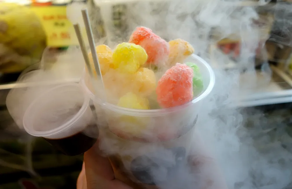 Gunakan Nitrogen Cair Tak Direkomendasikan Pada Makanan