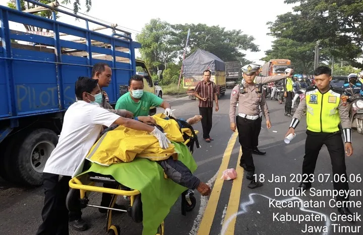 Warga Lamongan Jadi Korban Tabrak Lari