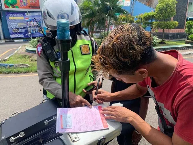 Polres Pasuruan Bakal Berlakukan Tilang Manual