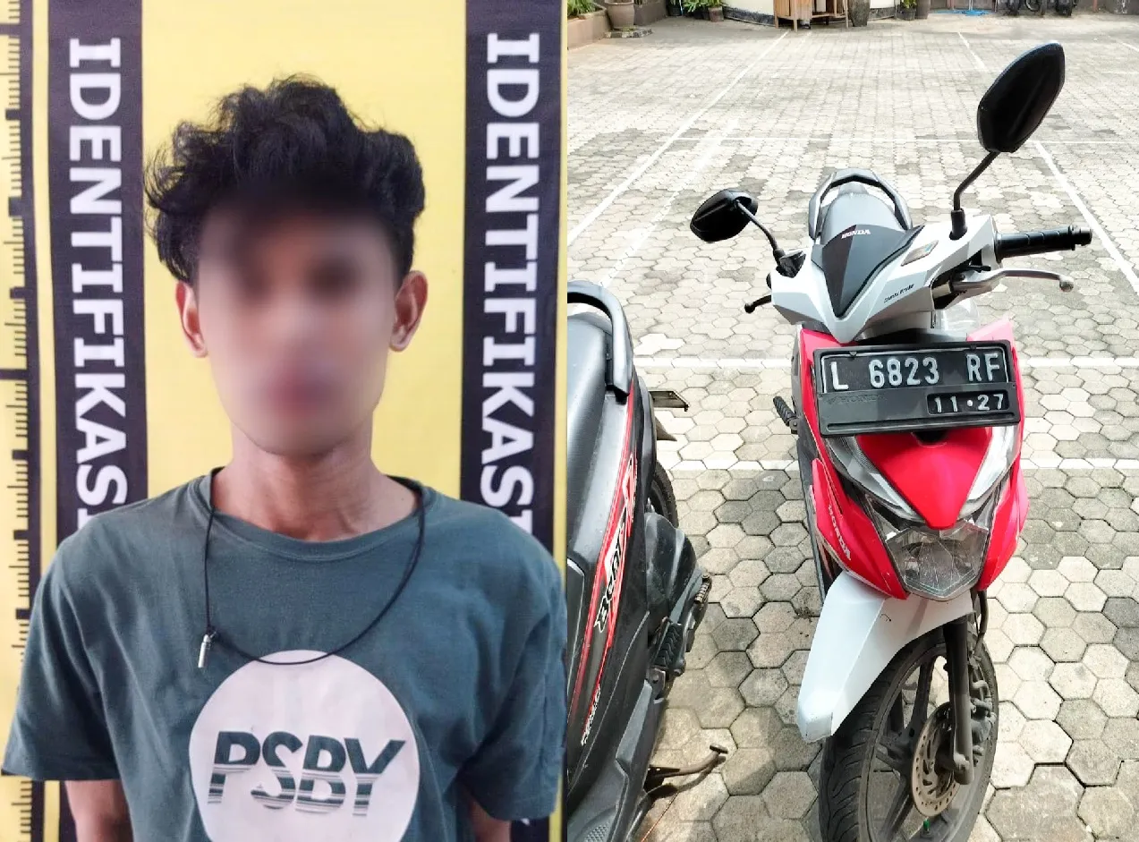 Hendak Curi Motor, Warga Bangunrejo Malah Ketahuan Polisi
