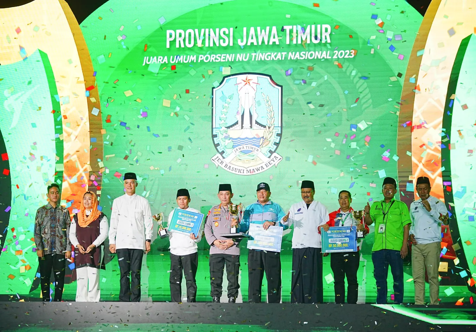 Tutup Porseni NU 2023, Kapolri Sigit Gelorakan Semangat Persatuan-Kesatuan Indonesia