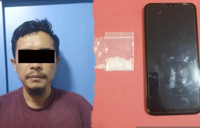 Ranjau Sabu di Depan Samsat Kedung Cowek, Pria Asal Bratang Diciduk Polisi