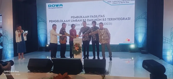 Pabrik Pengolahan Limbah B3 di Lamongan Resmi Beroperasi
