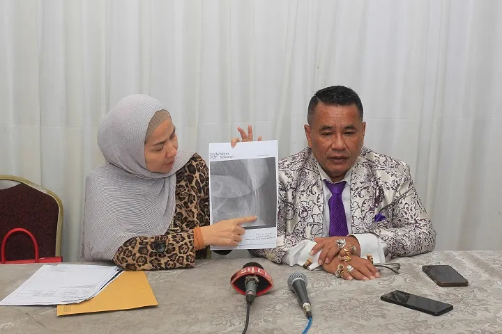 Venna Serahkan Bukti Medis ke Polda Jatim