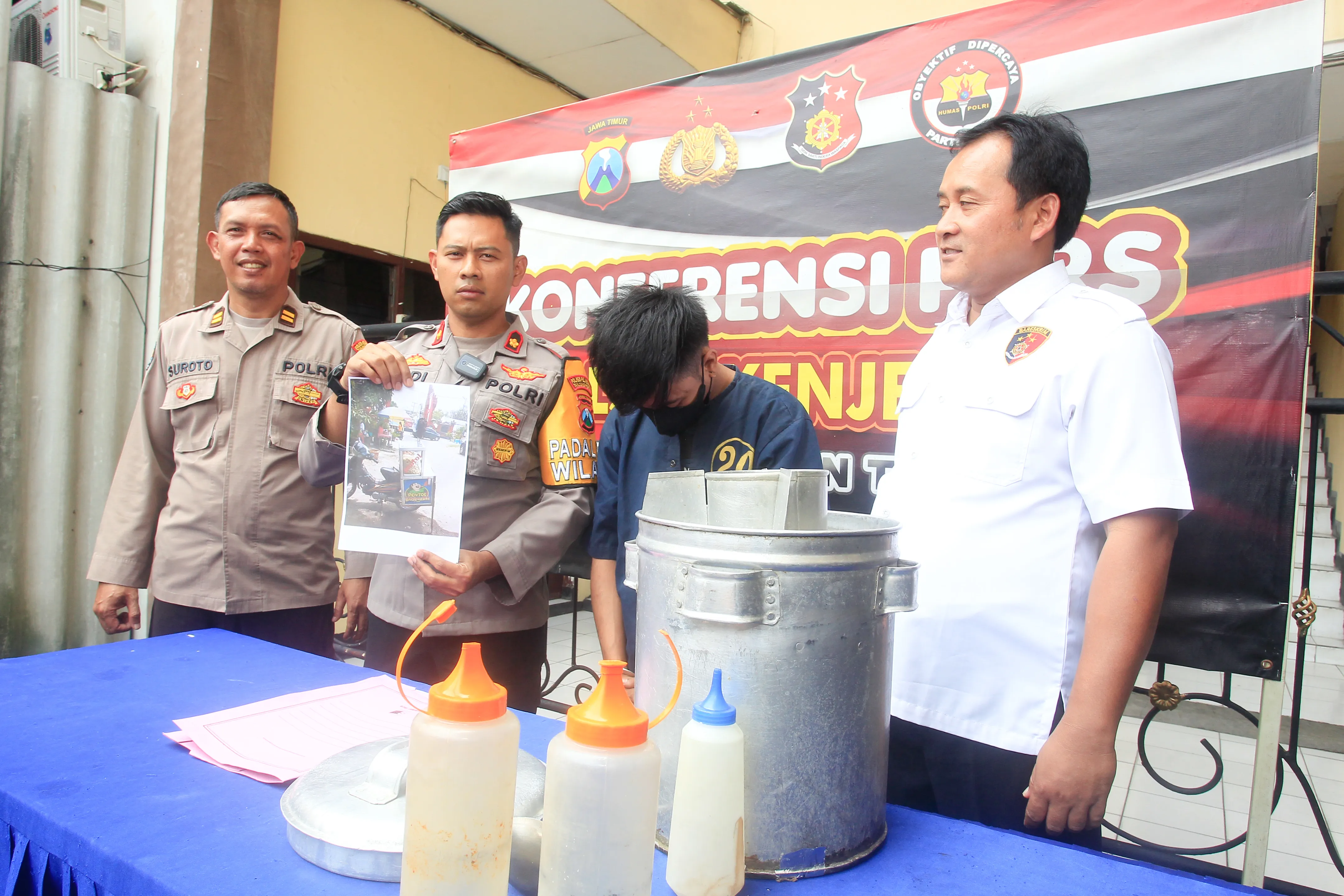 Bawa Kabur Motor dan Rombong Pentol, Pegawai Juragan Pentol Dibekuk Polisi