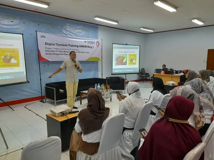 Digital Content Training, Kolaborasi PT SBI Tuban dan RPS untuk UMKM