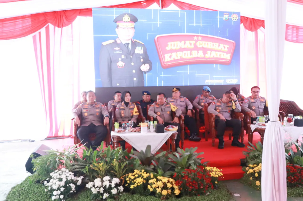Polda Jatim Gelar Jum'at Curhat di Wilayah Polres Pelabuhan Tanjung Perak