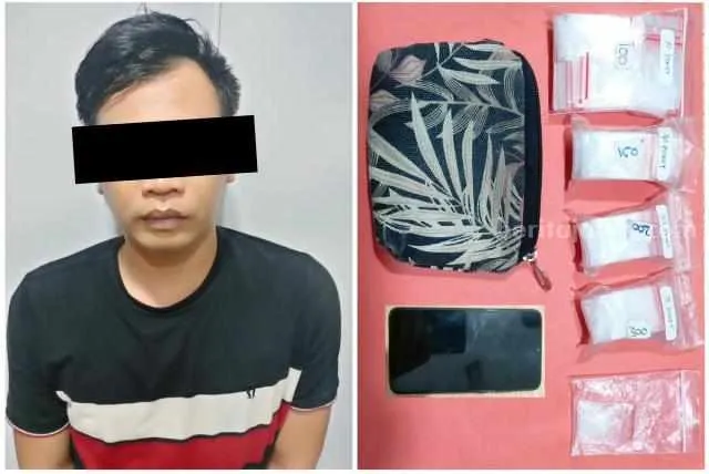 Dikenal Licin, Pengedar Sabu Digerebek di Sawah Pulo Surabaya