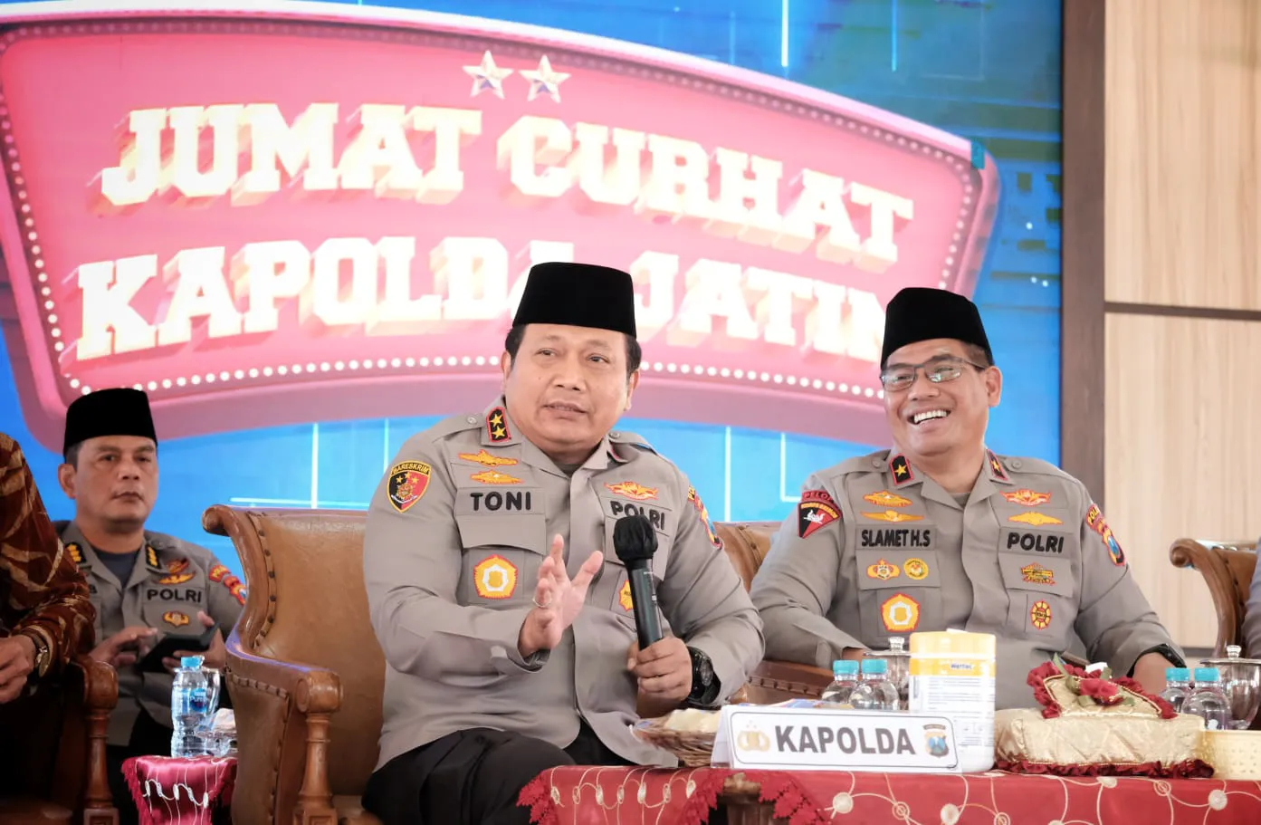 Kapolda Jatim Gelar Jumat Curhat di Magetan