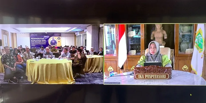 Pelatihan Peningkatan Kapasitas SDM Bappedalitbang Kota Mojokerto, Berikut Arahan Wali Kota