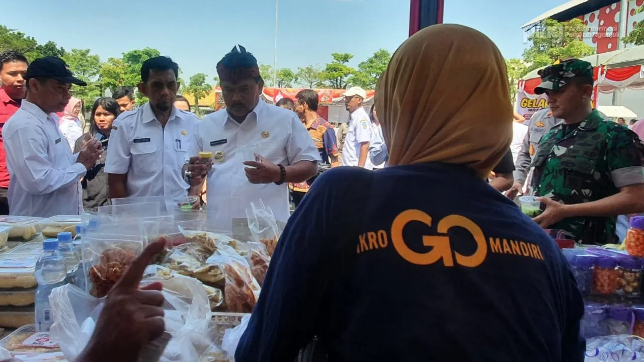 Pemprov Jatim dan Pemkab Nganjuk Gelar Pasar Pangan Murah