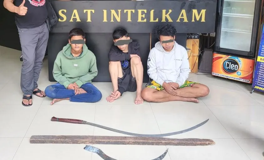3 Anggota Gangster Ditangkap saat Tawuran, 1 Bawa Pil Koplo