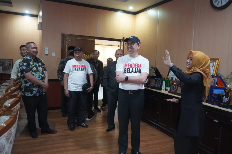 Bupati Ikfina Terima Kunker Dirjen PAUD-Dikdasmen Kemendikbud Ristek