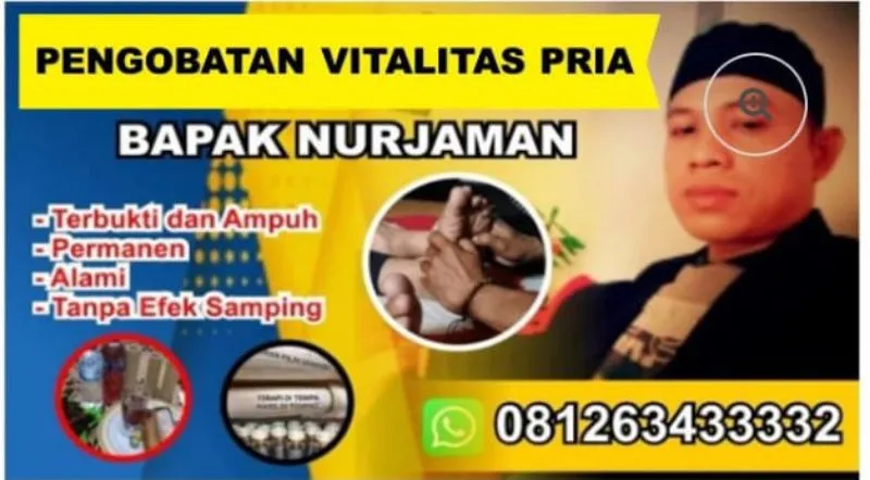 Baca juga : Pengobatan Alat Vital Jakarta Bapak Nurjaman, Ampuh dan Permanen 081263433332