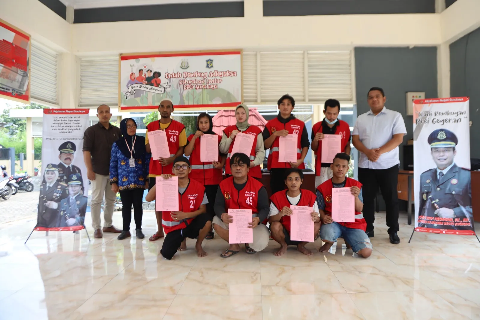 Serius Laksanakan Perintah Jaksa Agung, Kejari Surabaya RJ Sembilan Perkara Pidana