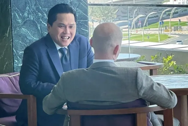 Erick Tiba di Doha, Temui FIFA Dengan Harapan Baik