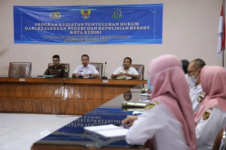 PUPR Kota Kediri Gandeng Kejaksaan dan Polri Lakukan Sosialisasi Hukum