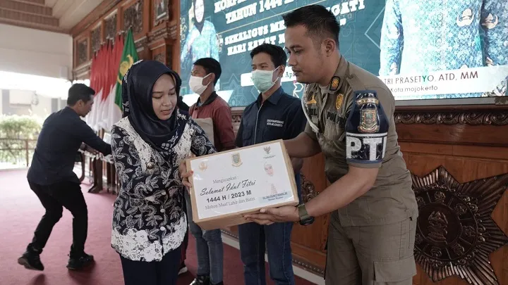 Korpri Kota Mojokerto Salurkan Zakat dan Infaq Senilai Rp 128,9 Juta